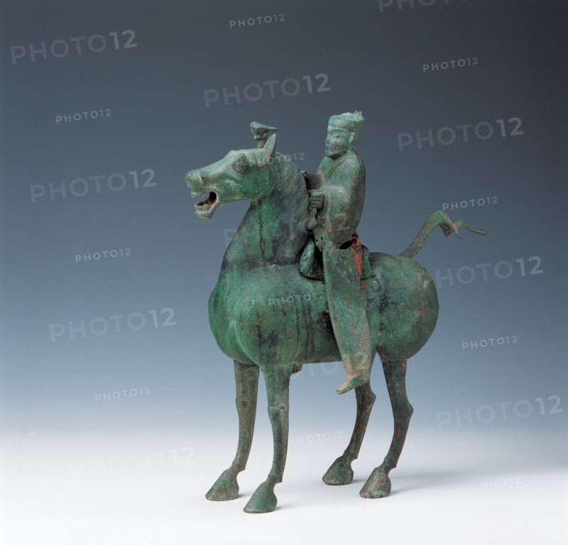 Bronze official on  horseback
