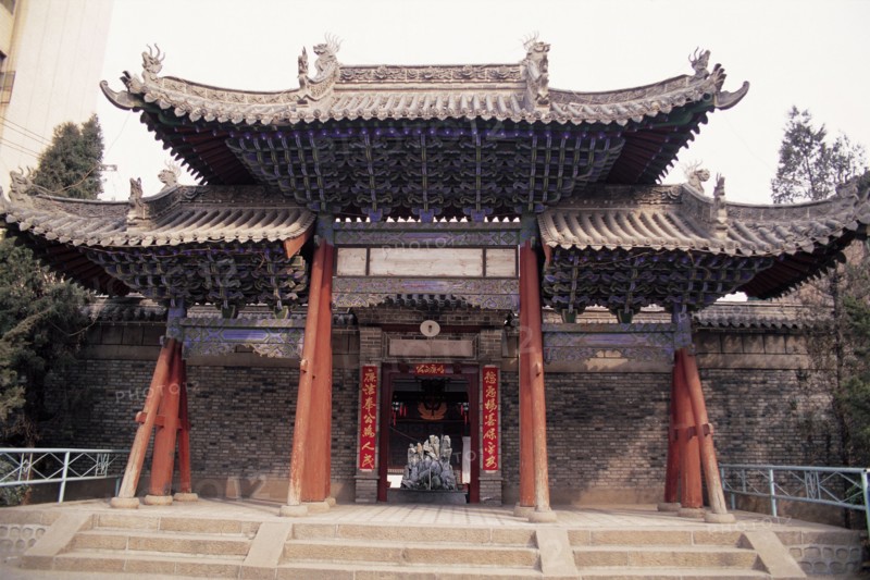 Porche à Tianshui, Gansu