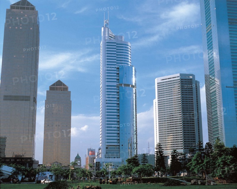 The skyscraper of World Trade Centre, Guangzhou, China