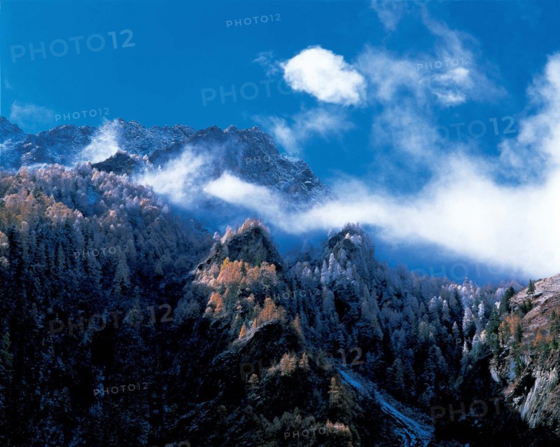 Shuangqiao valley in Xiaojing, Sichuan, China