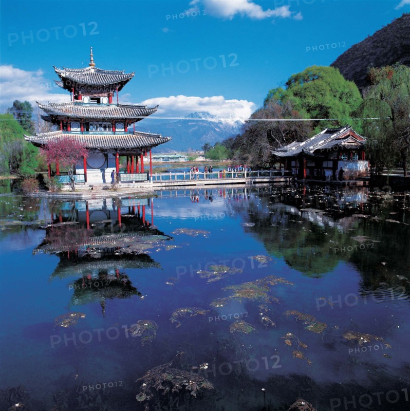 Black Dragon Pond in lijiang,China