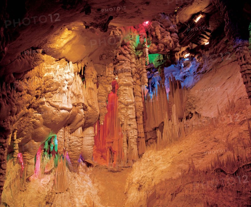 Eroded cave in Guizhou, China