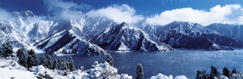 The Tianchi Lake on Mount Tianshan,Sinkiang Province,China