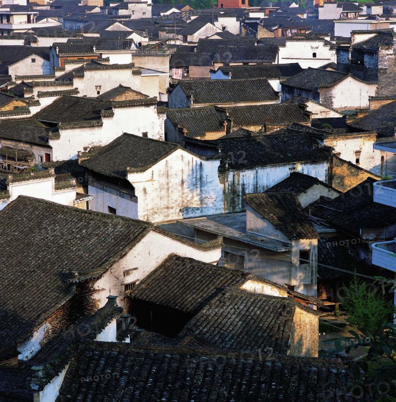 Traditional residence of people in Sshexian County,Anhui Province,China
