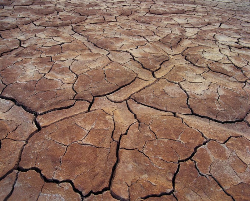 The dry river bed of a part of Yellow River in Gobi,Gansu Province,China