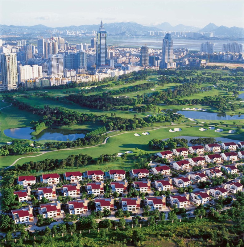 Golf course in Shenzhen, China