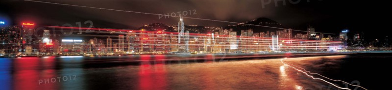 Nightscape of Victoria Harbour, Hong Kong