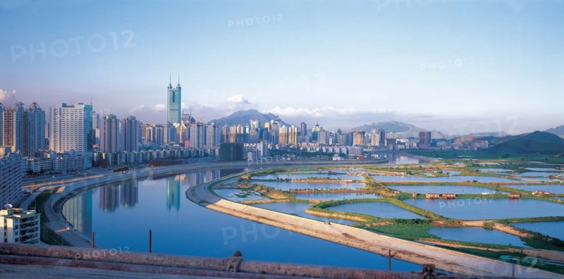 The cityscape of Shenzhen,China