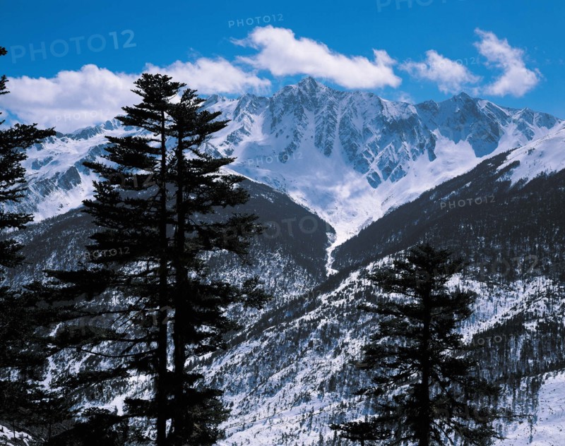 Yulong Snow-covered Mountain in Lijiang,Yunnan,China