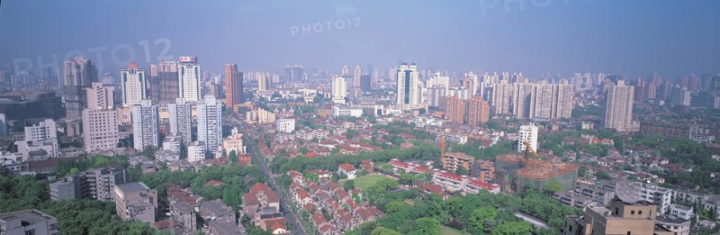 Bird's view of Yangpu District,Shanghai,China