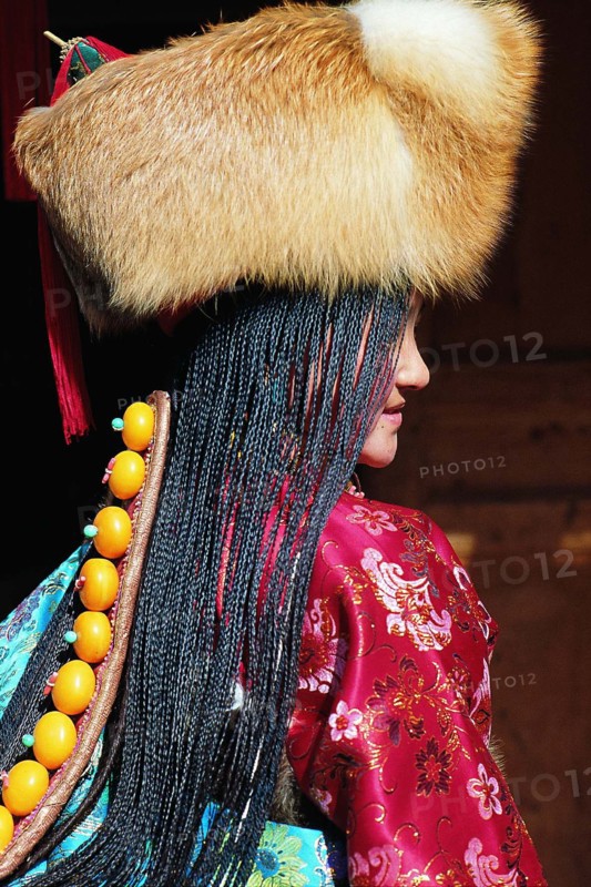Ethnic costume for Tibetan woman