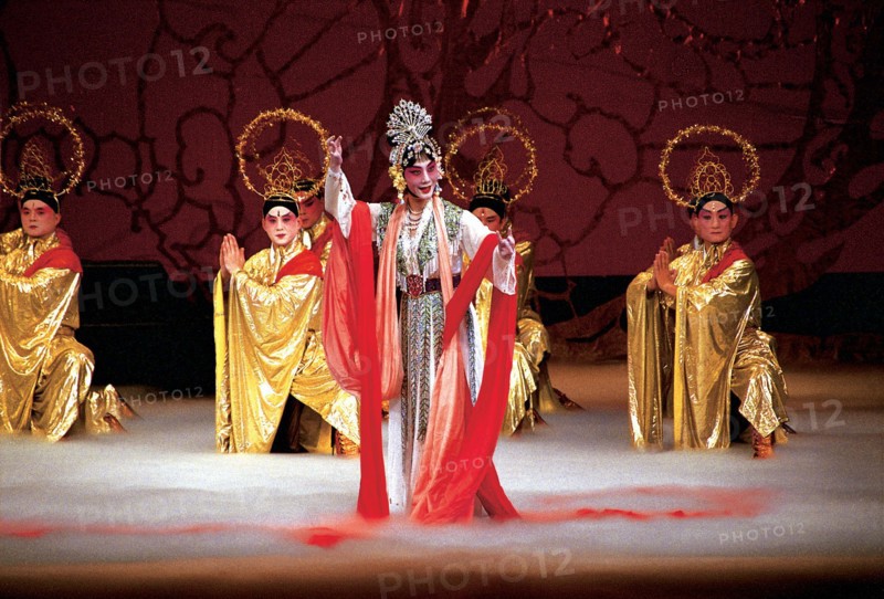 PPeking opera of Goddess Spreading Flowers,China