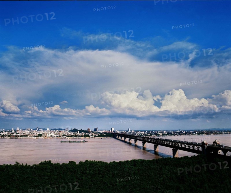 Bridge of Yangtse river in Wuhan,China