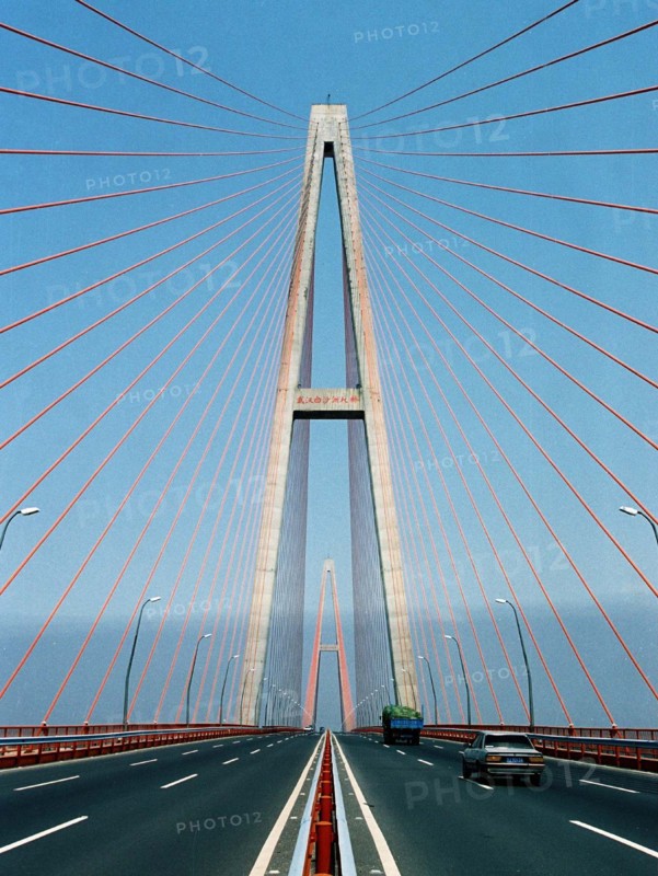 Bridge of Yangtse river in Wuhan,China