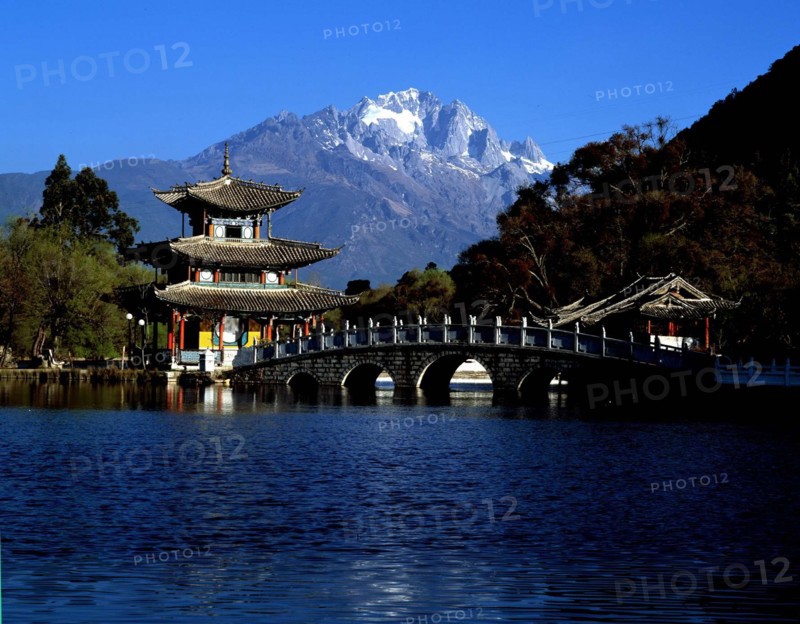 Black Dragon Pool in Lijiang,Yunnan,China