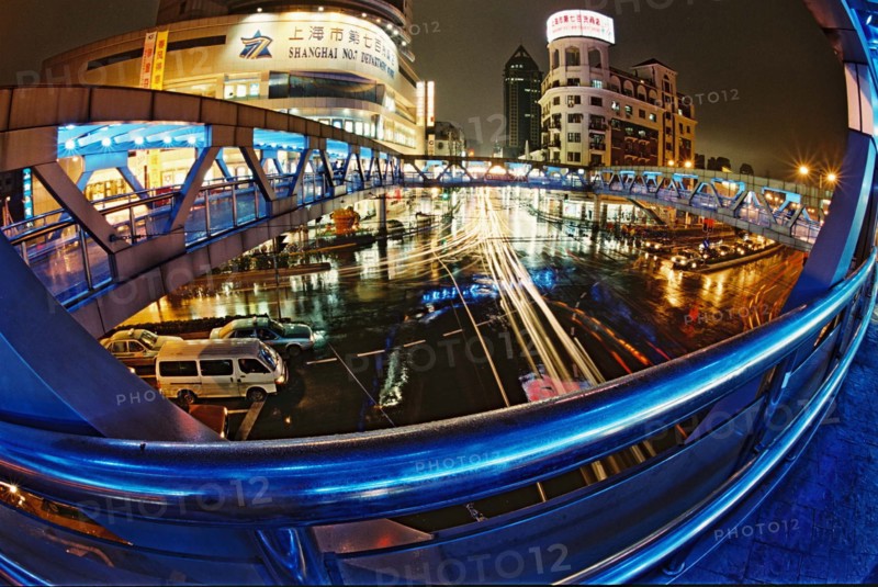 Overbridge over Sichuan road,Shanghai,China