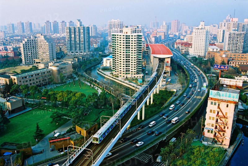 Mingzhu line in Shanghai,China