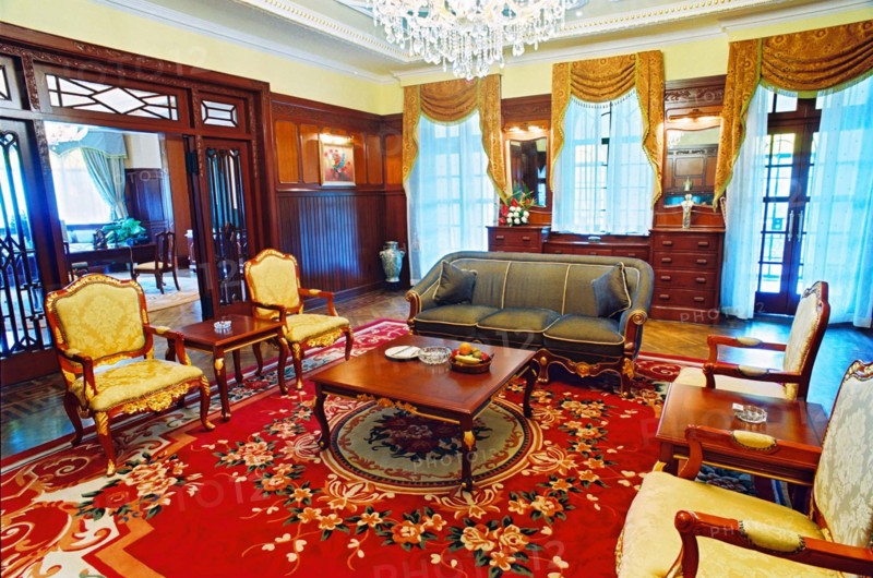 The sitting room of Moller Villa,Shanghai,China