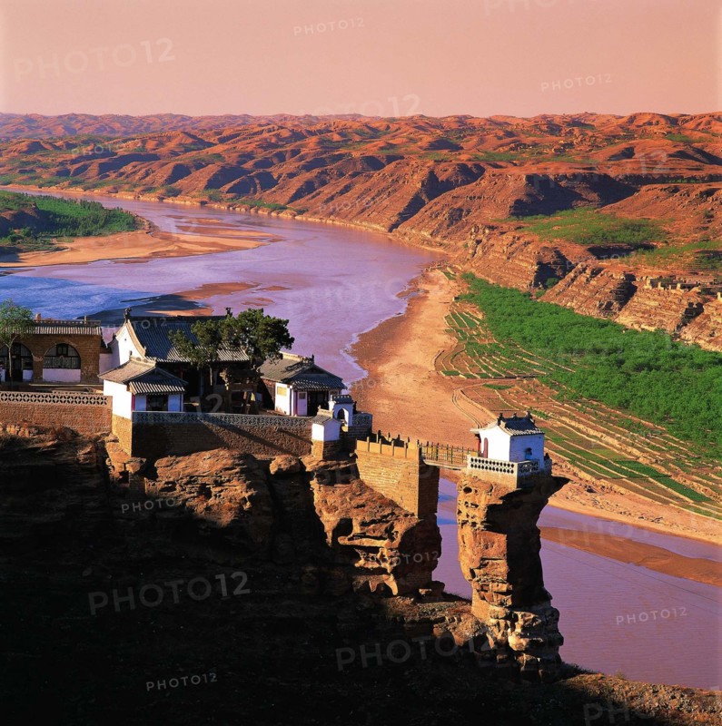 The Shannxi part of the Yellow River,Chhina