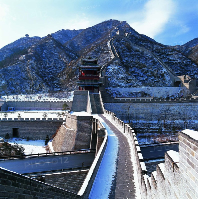 A part of the Great Wall,Juyong Pass,Beijing,China