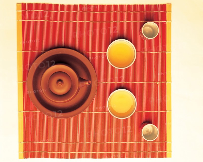 A Chinese tea set
