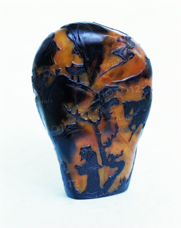 Piece of jade art craft, China