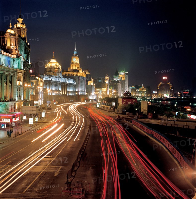 Nightscape of the Bund, Shanghai, China