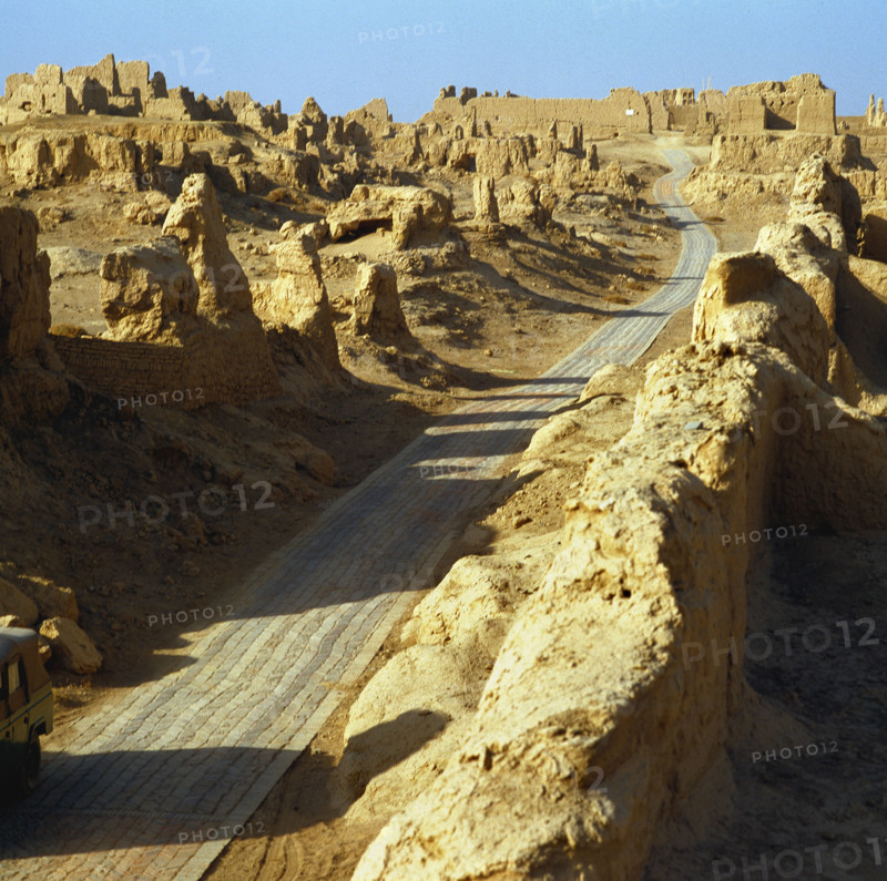 The ruin of Jiaohe Ancient City,Sinkiang,China