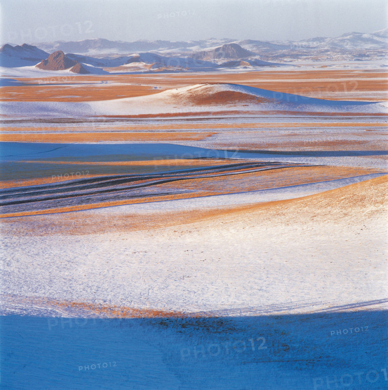 The snowscape of Bashang,Hebei Province,China