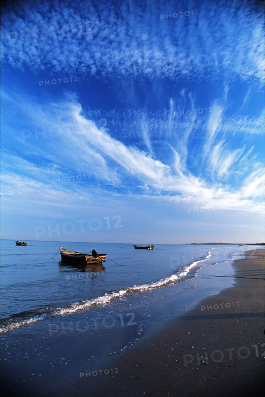 The sea by Qinhuangdao,Hebei,China