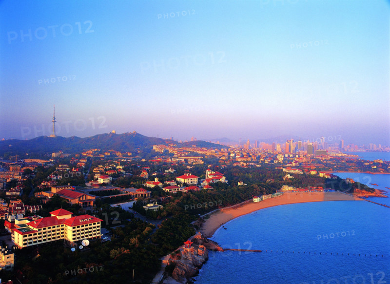 The bay of Qingdao,Shangdong,China
