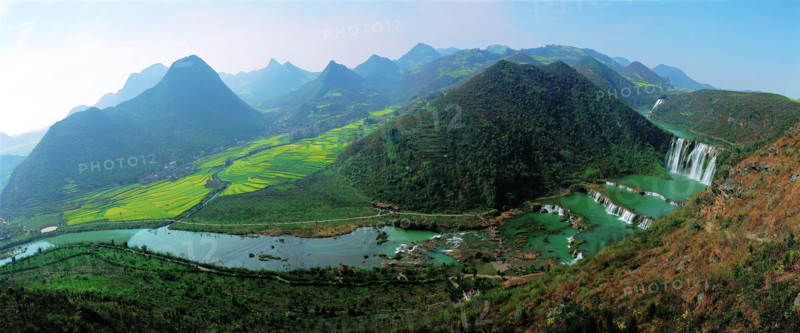 The Jiulong Waterfall,Luoping,Yunnan Province,Chia