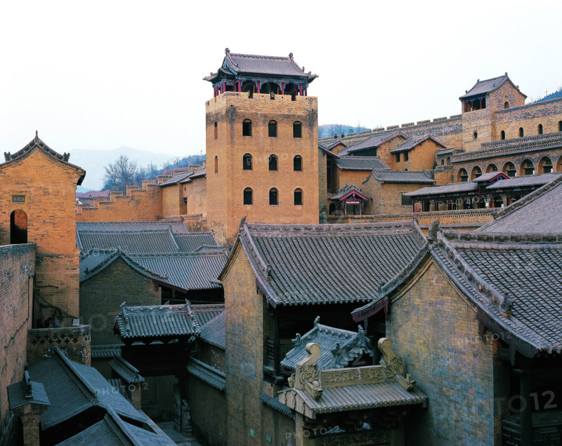 The Inner City Xiang Mansion,Beiliu Town,Yangcheng County,Shanxi Province,China