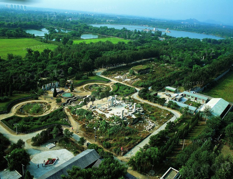 The ruins of Yuan Ming Yuan Garden,Beijing,China