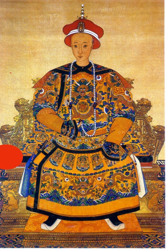 Portrait of emperor Tongzhi, Qing Dynasty
