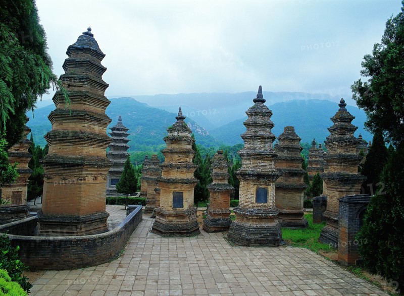 Pagoda Forest at Shaolin Temple,Dengfeng,Henan Province,China