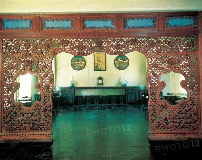 Interior of Sufang Pavilion of Forbidden City,Beijing,China
