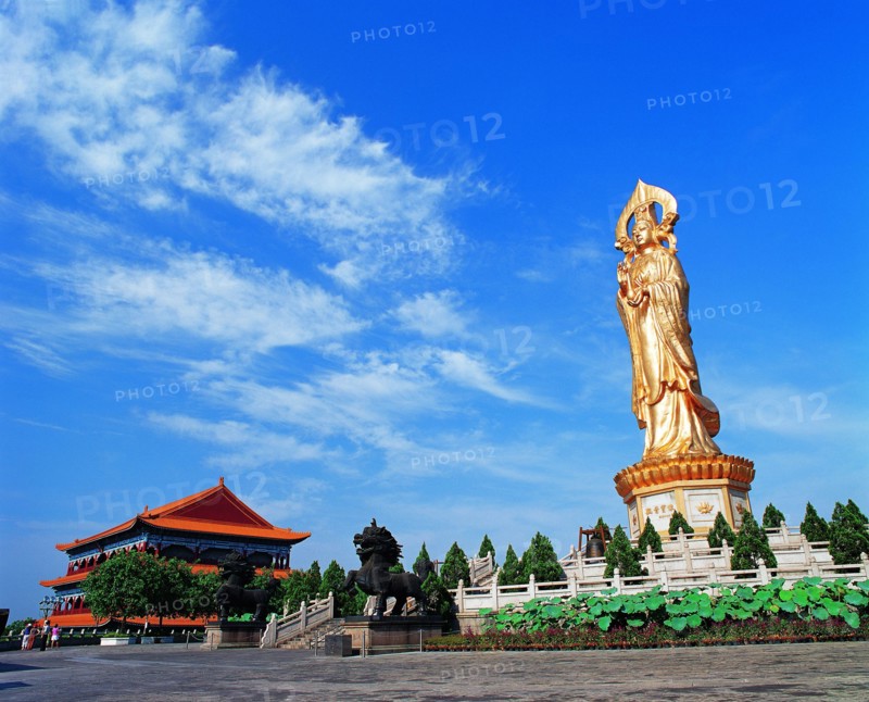 Lotus mountain in Fanyu,Guangzhou,China
