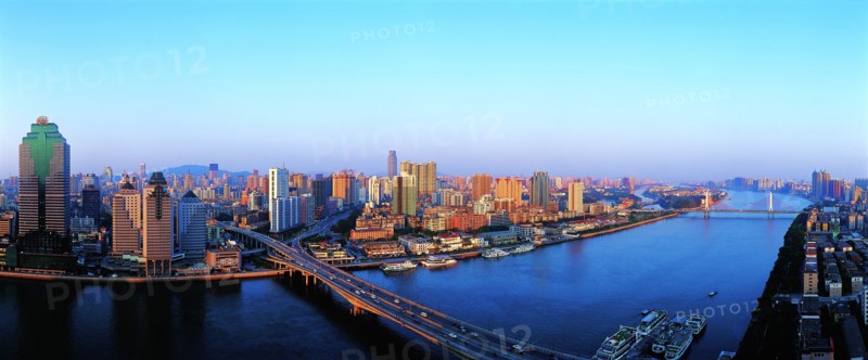 Zhujiang river across Guangzhou,China