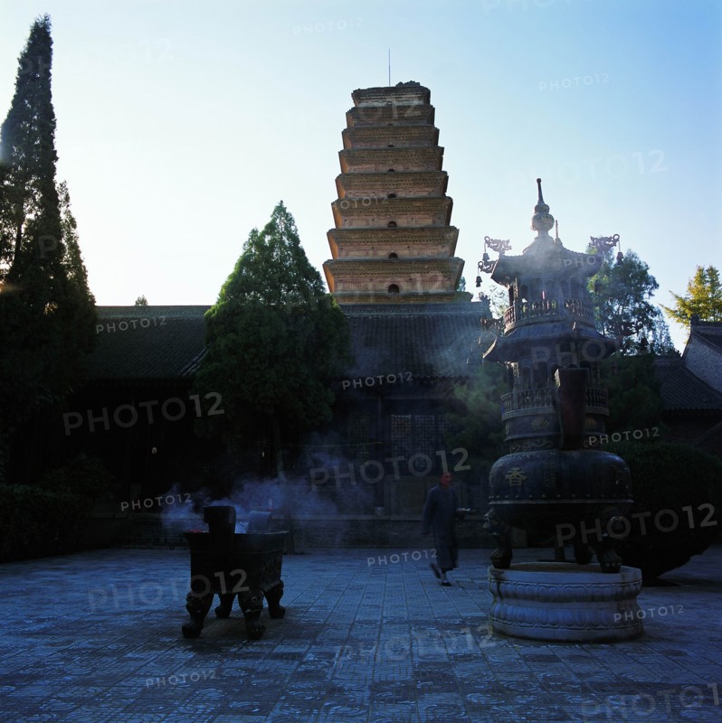 Shandao Pagoda in Xiangji Temple,Xi'an,China