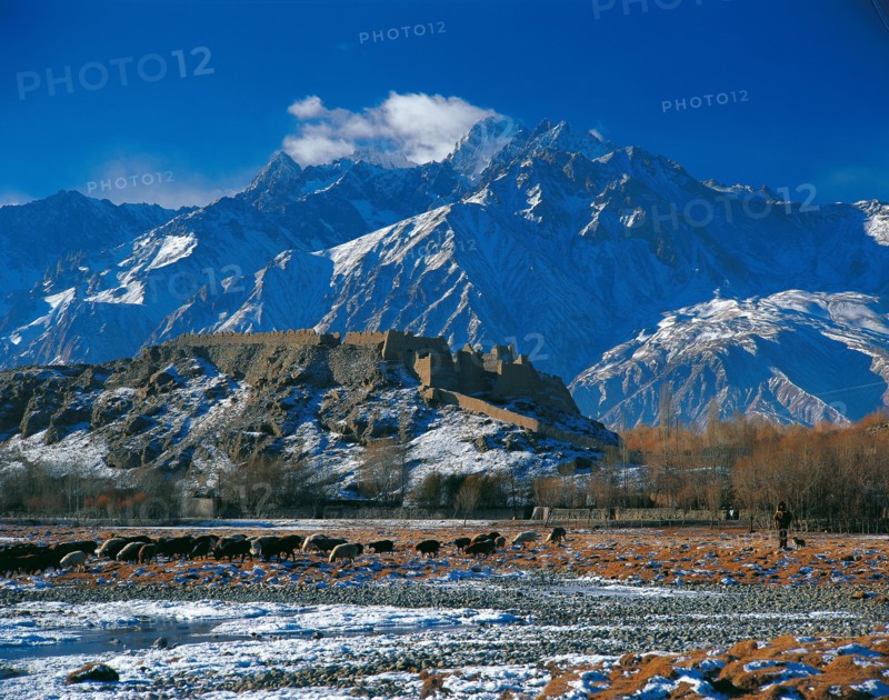 Stone City in Tashkurgan,Xinjiang,China