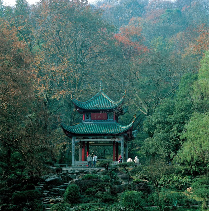 Aiwan Pavilion in Changsha,Hunan,China