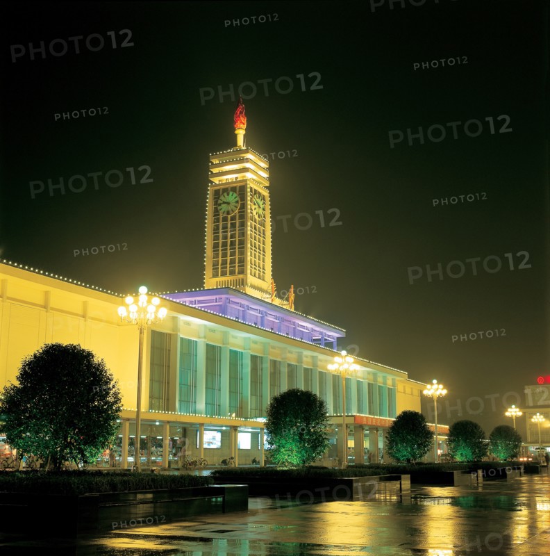 Railway station of Changsha,Hunan,China