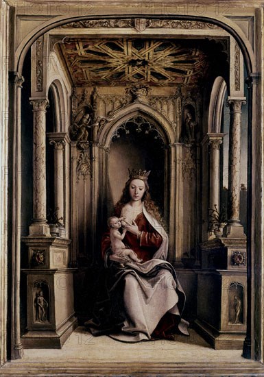 Berruguete, Breast-feeding Madonna