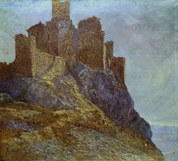 Lezcano, View of the Loarre castle-monastery