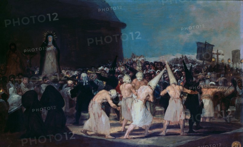 Goya, Procession de disciplinants