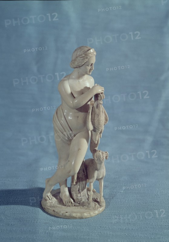 Diana, marble figurine