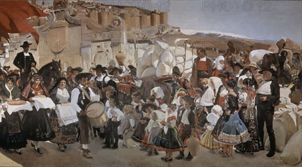 Sorolla, La fête du pain (Castille)