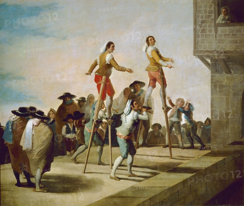 Goya, Les échasses