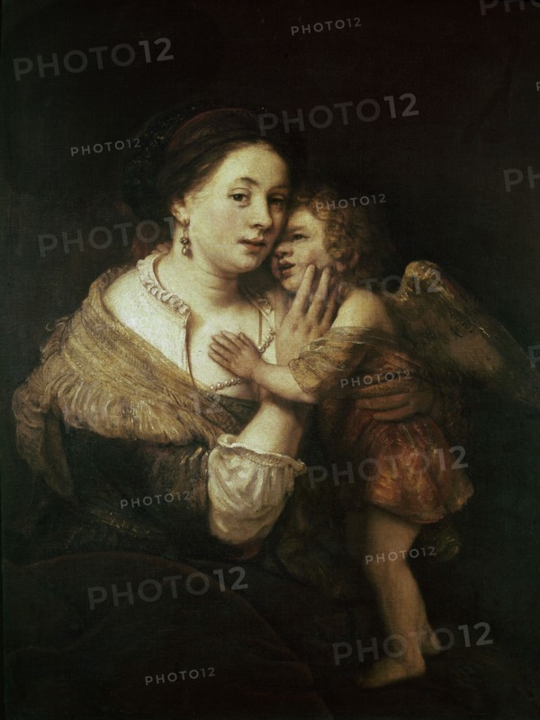 Rembrandt, Venus and Love